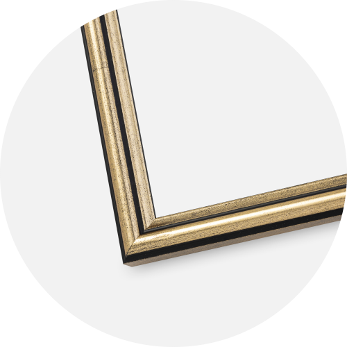 Koop Fotolijst Horndal Goud X Cm Passe Partout Zwart X Inches