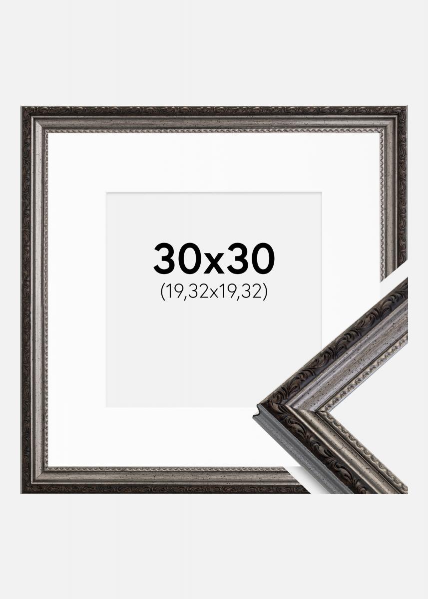toekomst shit Mevrouw Koop Fotolijst Abisko Zilver 30x30 cm - Passe-partout Wit 8x8 inches hier -  BGA.NL