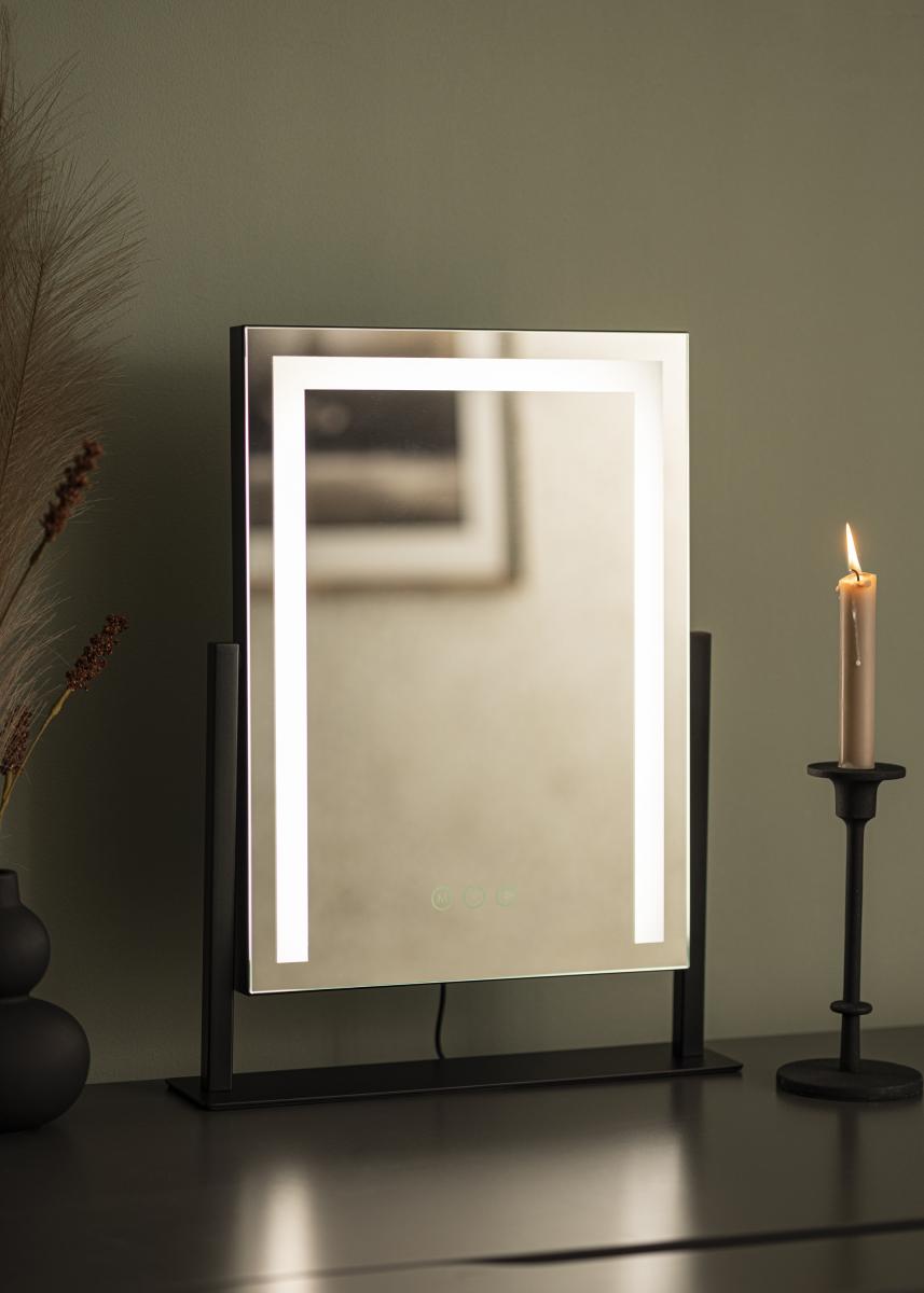 Encommium Wie markeerstift Koop KAILA Make-up spiegel Stand LED Zwart 30x41 cm hier - BGA.NL