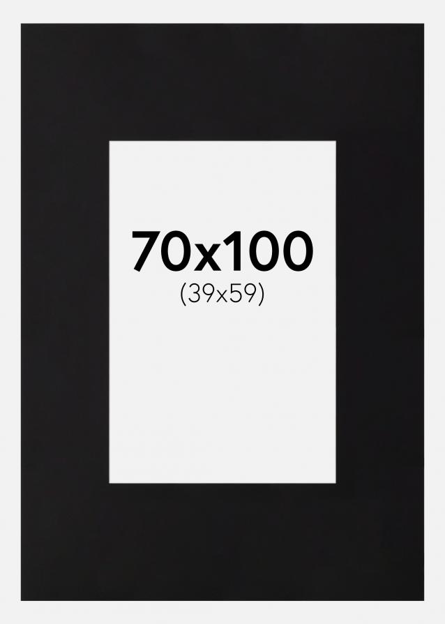 Galleri 1 Passe-partout XXL Zwart Witte Kern) 70x100 cm (39x59)