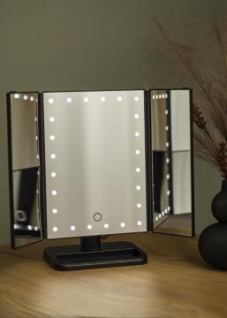 KAILA KAILA Make-up spiegel Fold II Zwart - 38x25 cm