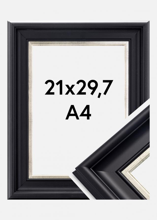Galleri 1 Fotolijst Dalarna Acrylglas Zwart-Zilver 21x29,7 cm (A4)