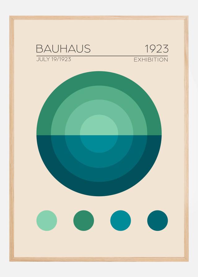 Bildverkstad Bauhaus Mavi Daire Poster