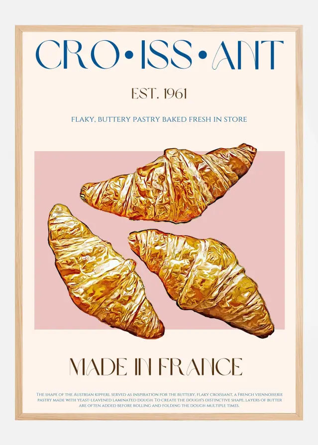 Bildverkstad Croissant Print Poster