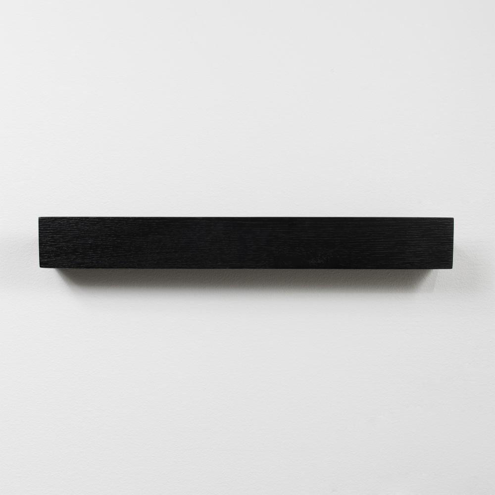 By Wirth Magnet Shelf Black Painted Oak 60 cm