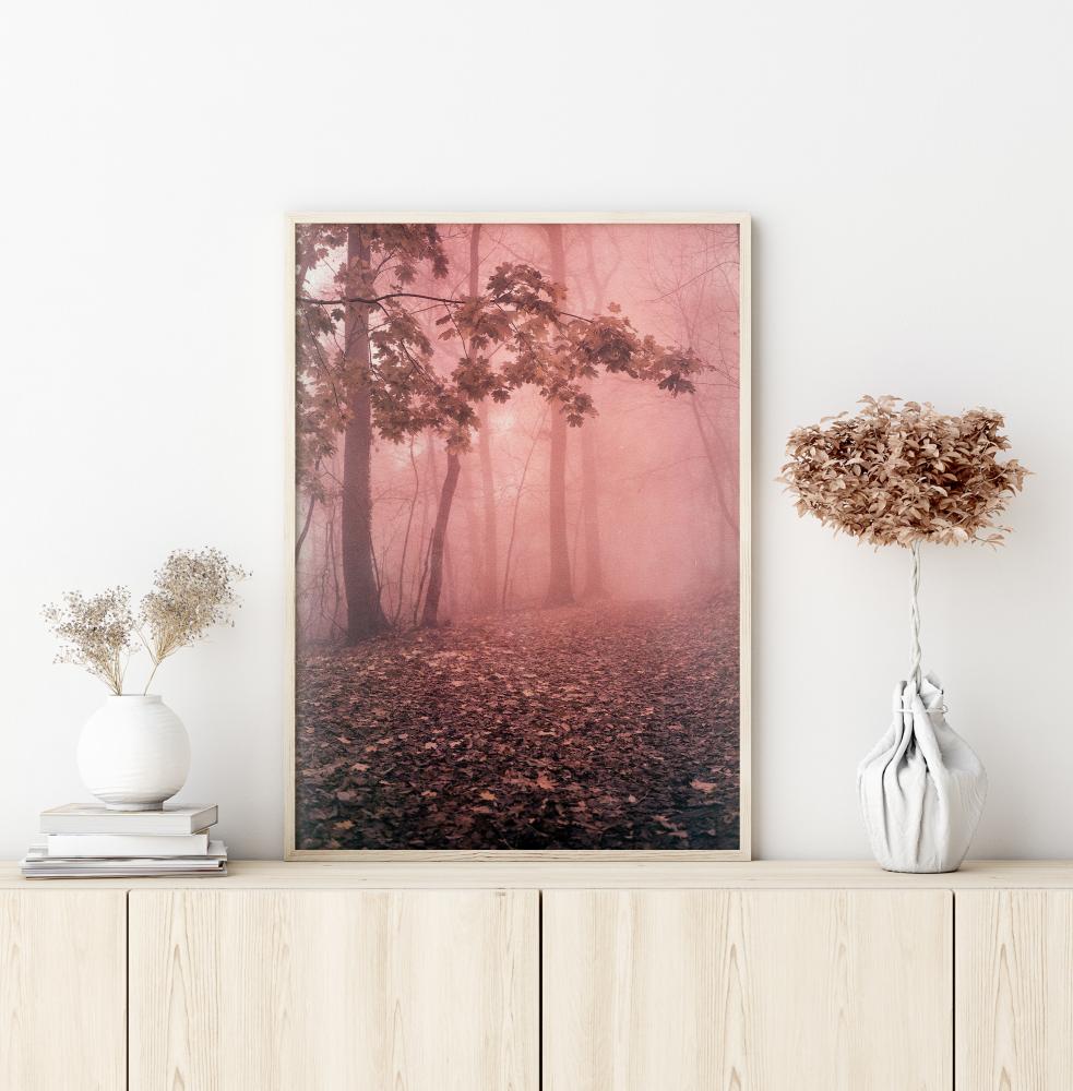 Bildverkstad Pink Forrest Poster