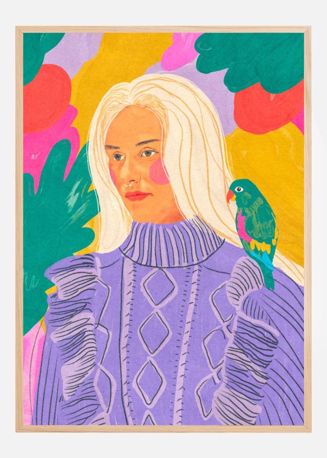 Bildverkstad Parrot owner Poster