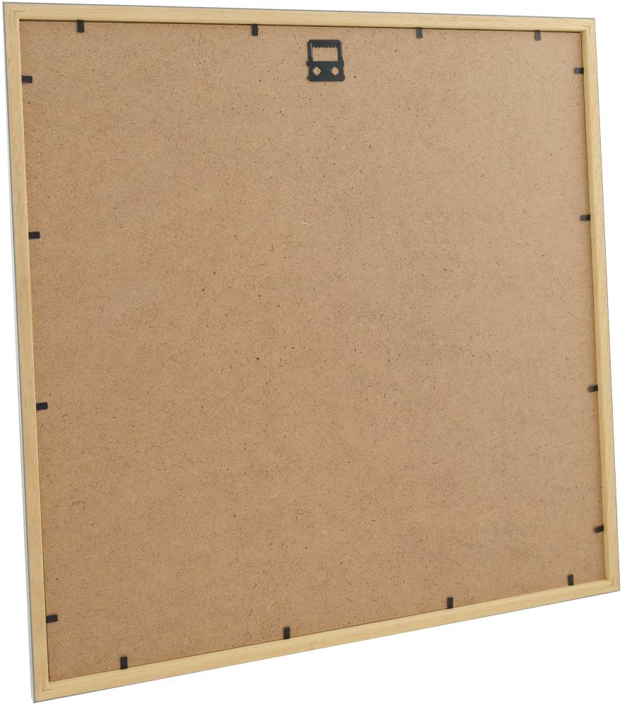 HHC Distribution Fotolijst Slim Mat Ontspiegeld Glas Zilver 40x40 cm