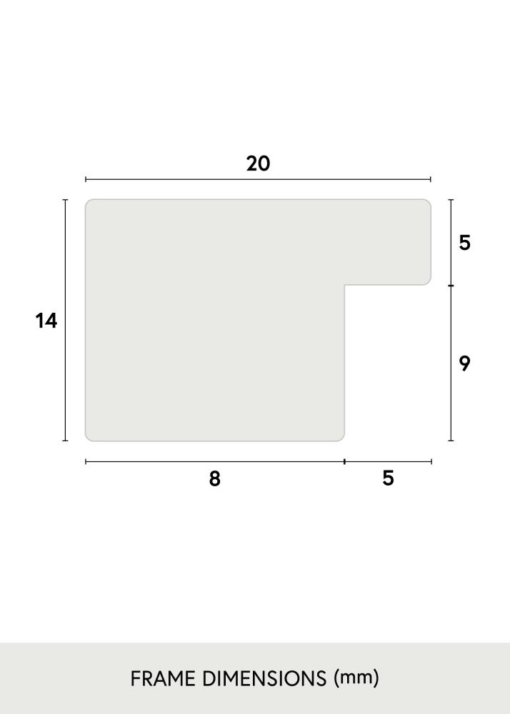 Artlink Fotolijst BGA Classic Acrylglas Eiken 59,4x84 cm (A1)