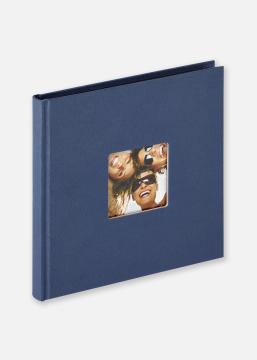 Walther Fun Album Blauw - 18x18 cm (30 Zwarte zijden / 15 bladen)