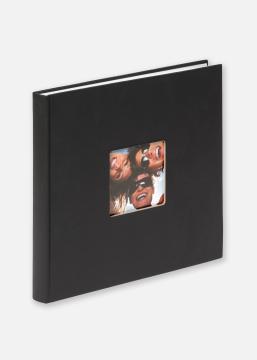 Walther Fun Album Zwart - 26x25 cm (40 Witte zijden / 20 bladen)