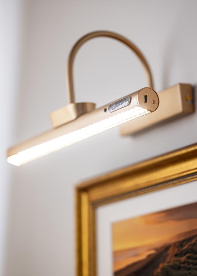 KAILA KAILA Spark Batterijgevoede Schilderijverlichting 35 cm - Goud