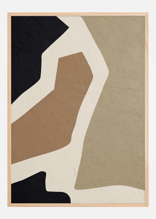 Bildverkstad Minimalistisk Art Beige Poster