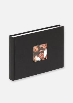 Walther Fun Album Zwart - 22x16 cm (40 Witte zijden / 20 bladen)