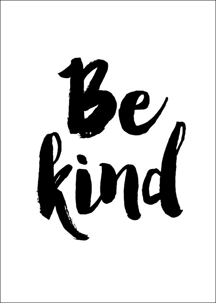 Bildverkstad Be Kind Poster