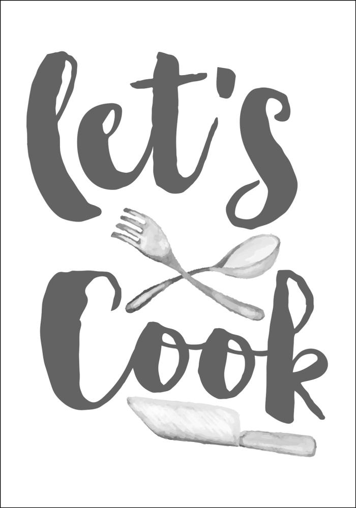 Bildverkstad Let's Cook Poster