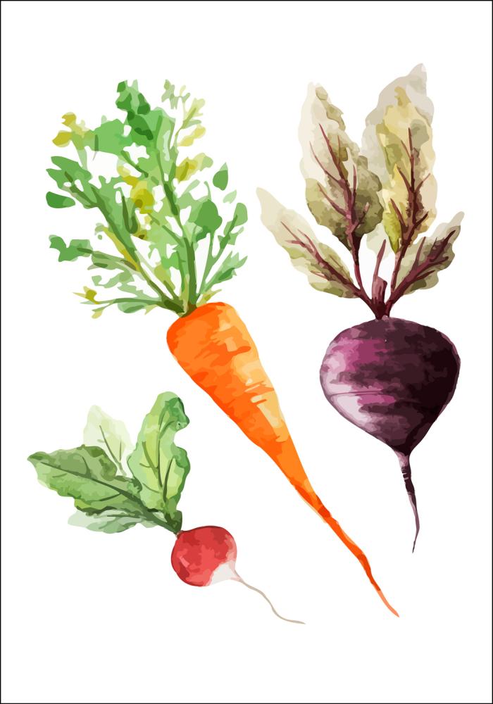 Bildverkstad Veggies Poster