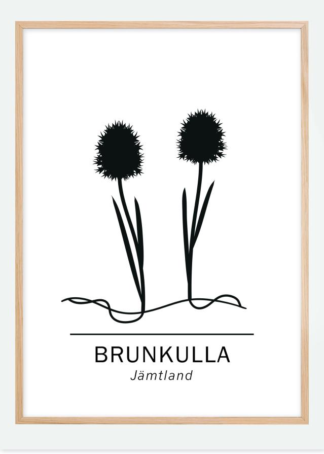 Bildverkstad Zwarte vanilleorchis - Jämtland Poster