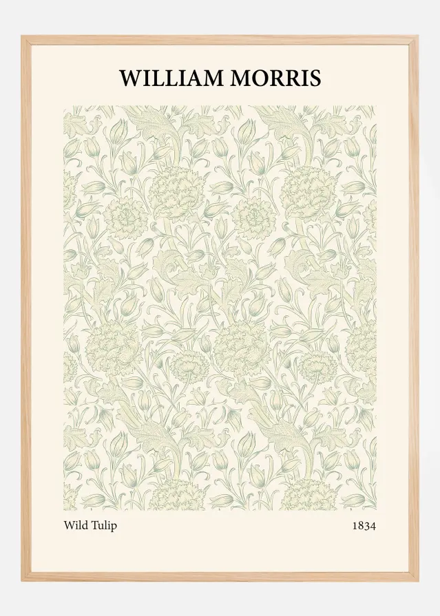 Bildverkstad William Morris - Wild Tulip 4 Poster