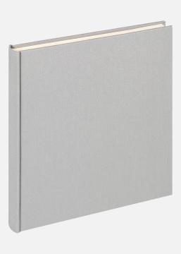 Walther Cloth Album Grijs - 22,5x24 cm (40 Witte zijden / 20 bladen)