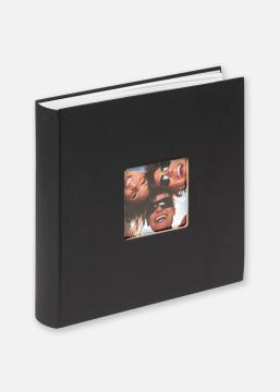 Walther Fun Album Zwart - 30x30 cm (100 Witte zijden / 50 bladen)