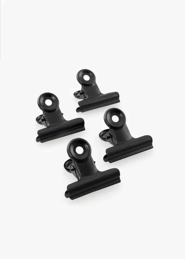 KAILA KAILA Poster Clip Black 40 mm - 4-p