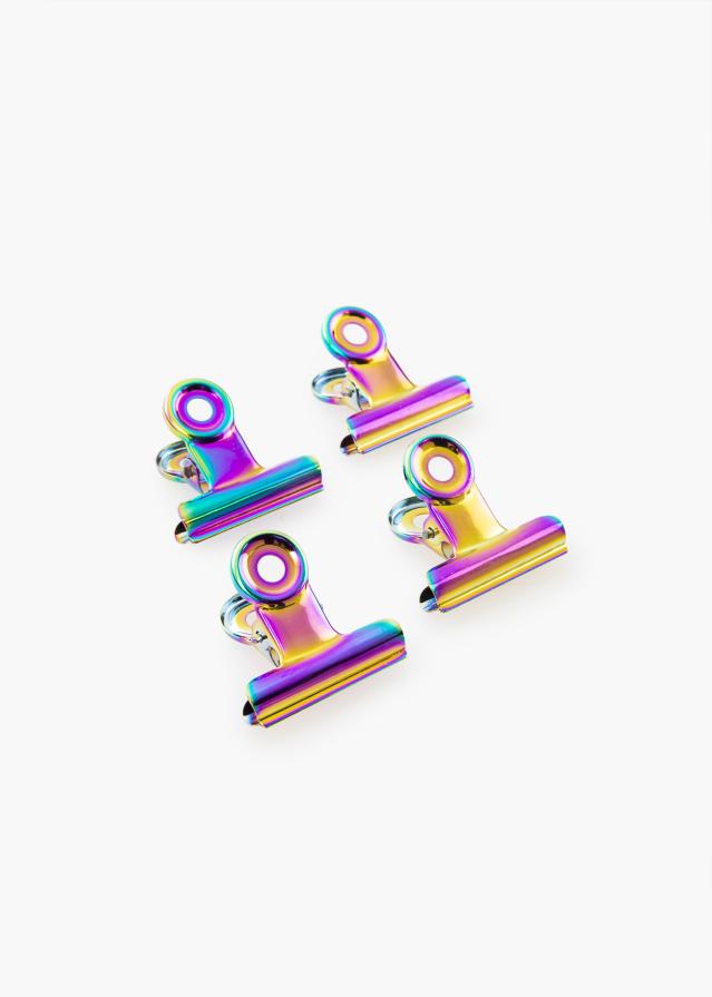 KAILA KAILA Poster Clip Rainbow 30 mm - 4-p