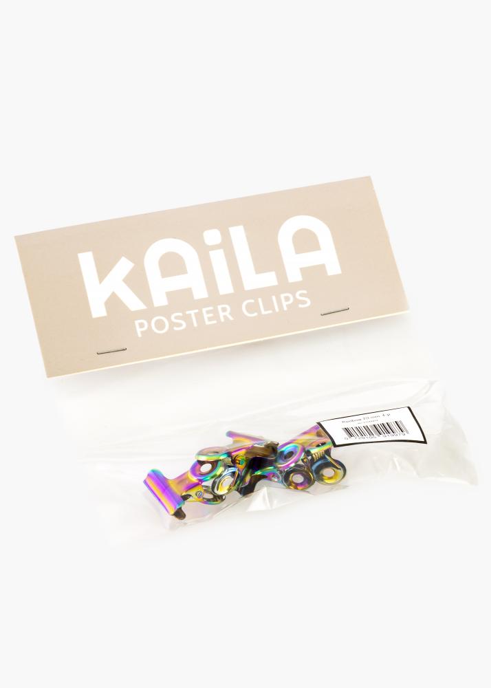 KAILA KAILA Poster Clip Rainbow 20 mm - 4-p