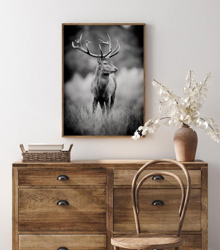 Bildverkstad Deer With Horns Poster