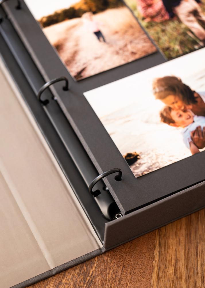 BGA KAILA FAMILY Black - Coffee Table Photo Album (60 Zwarte zijden)