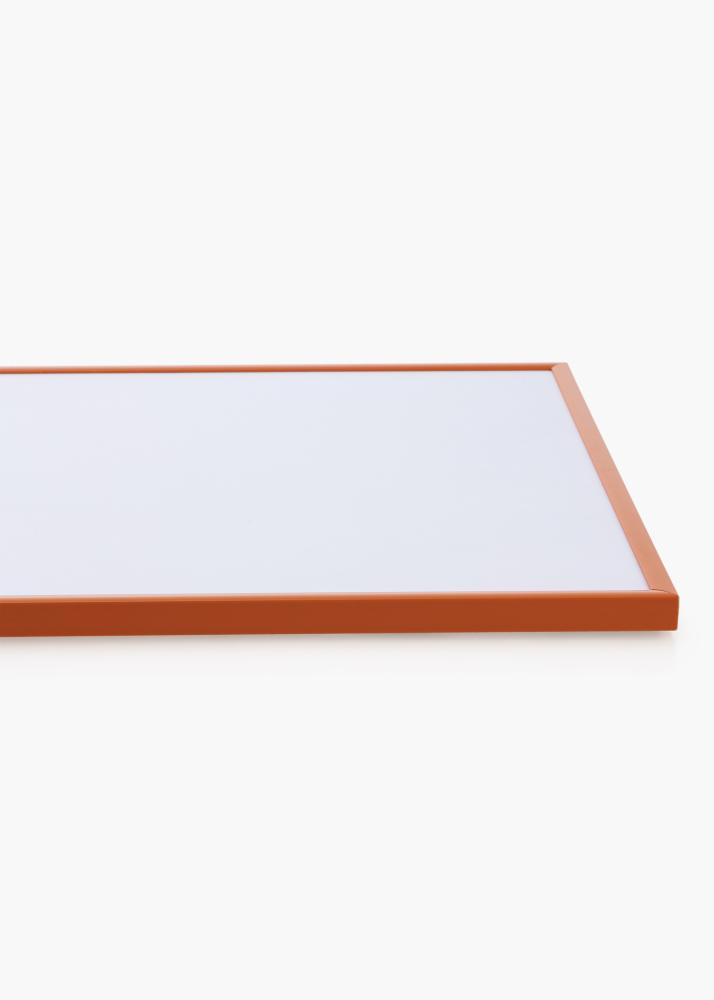 Ram med passepartou Fotolijst New Lifestyle Oranje 50x70 cm - Passe-partout Wit 42x59,4 cm (A2)