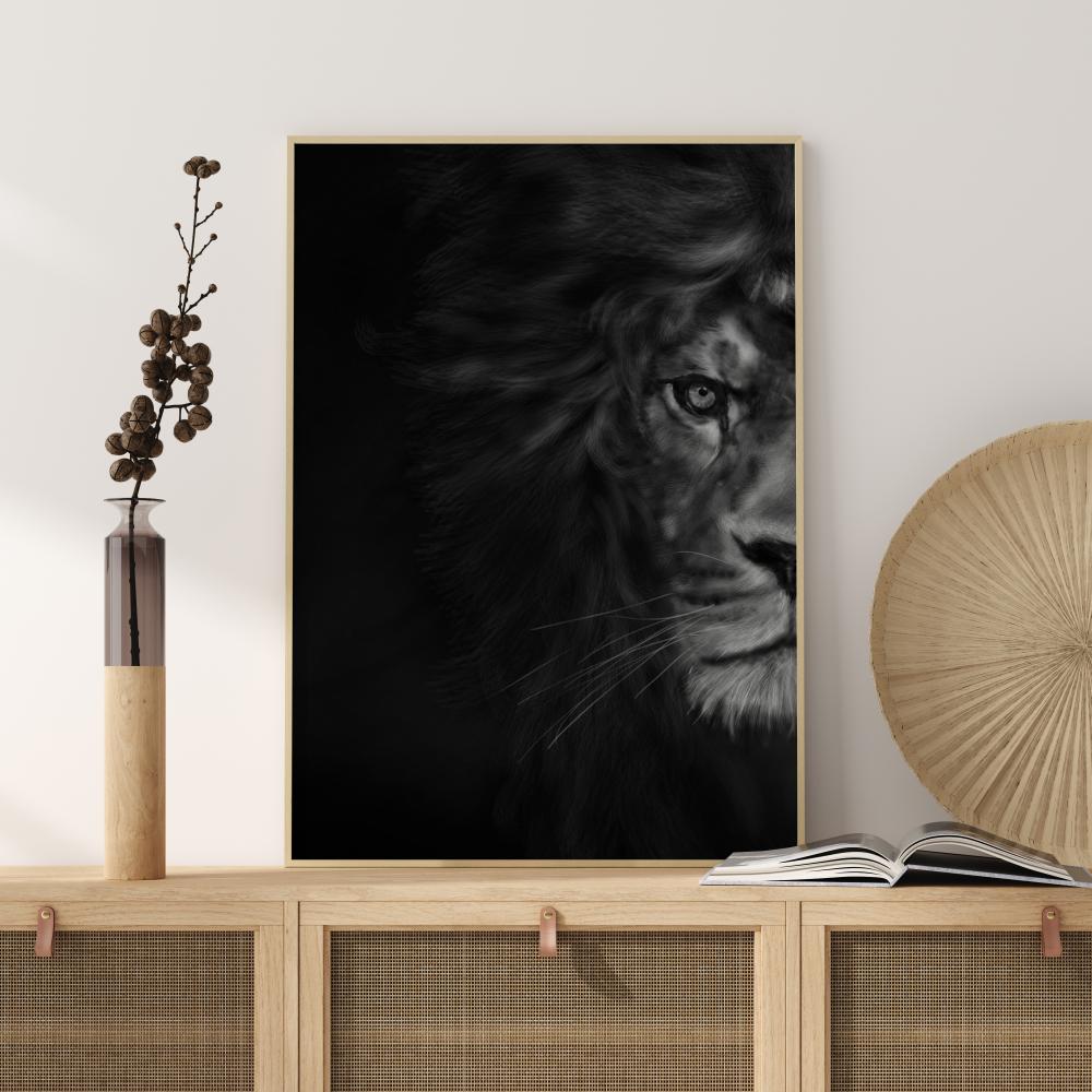 Bildverkstad Half Lion Poster