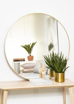 KAILA KAILA Round Mirror - Edge Gold 110 cm Ø