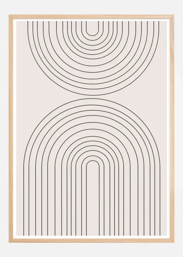 Bildverkstad Flow Shapes No16 Poster