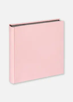 Walther Fun Babyalbum Roze - 30x30 cm (100 Zwarte zijden/50 bladen)