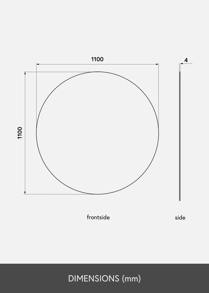 KAILA KAILA Ronde Spiegel 110 cm Ø