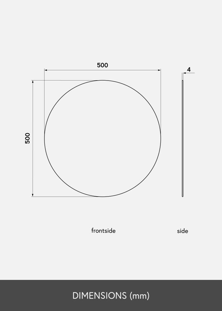 KAILA KAILA Ronde Spiegel 50 cm Ø