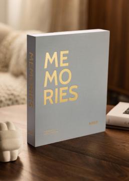 KAILA KAILA MEMORIES Grey - Coffee Table Photo Album (60 Zwarte zijden)