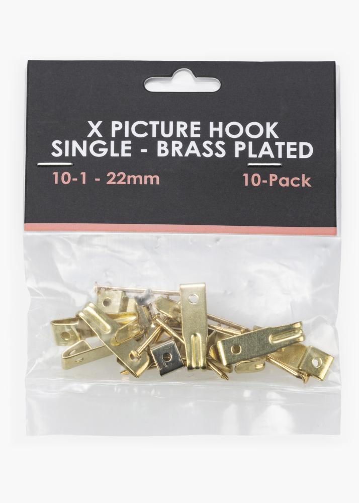 BGA BGA X-haak 10-1, 22 mm enkel - 10-pack