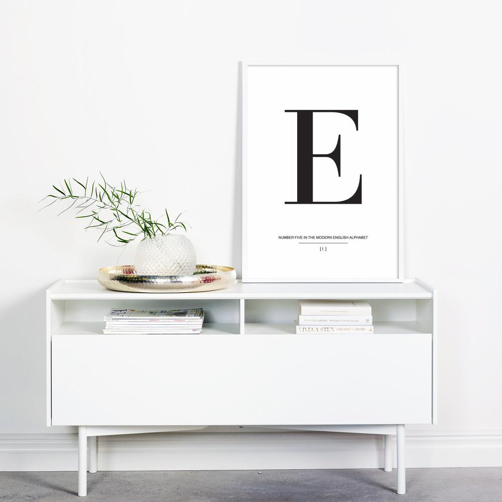 Bildverkstad Letter E Poster