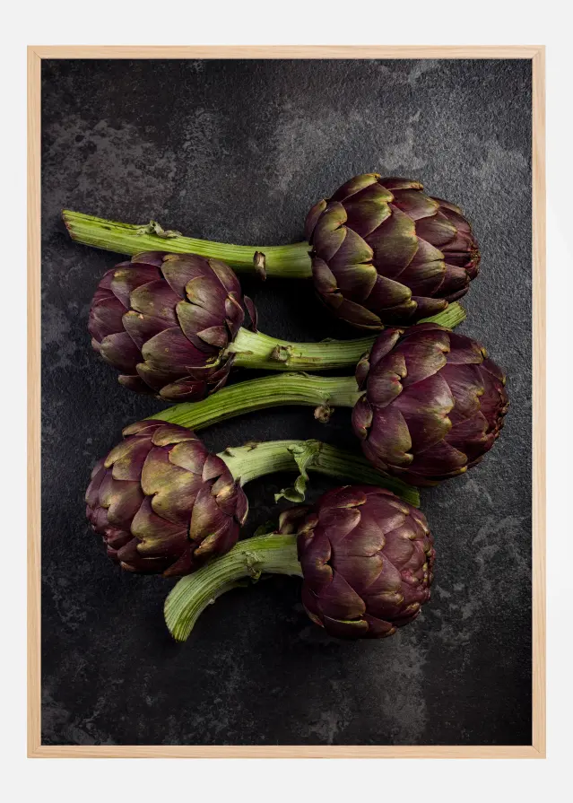 Bildverkstad Five Artichoke Poster