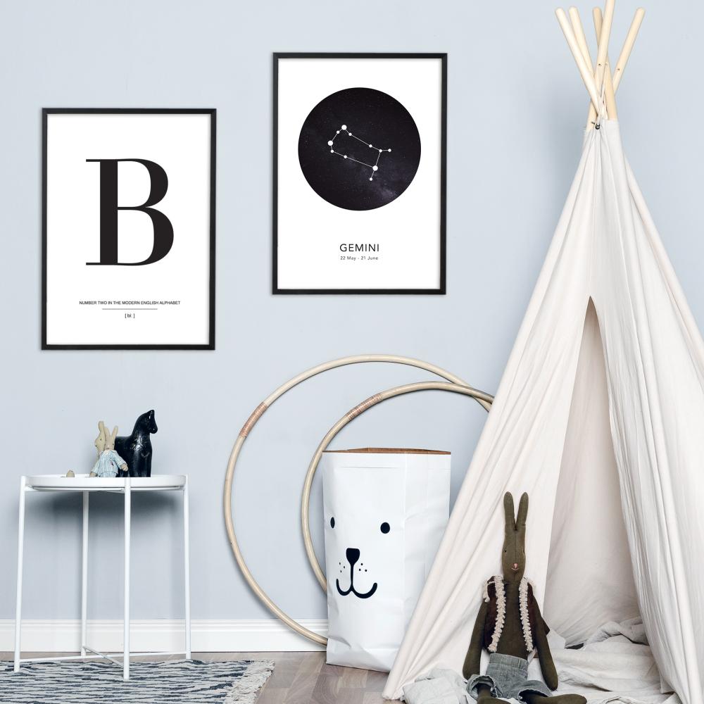 Bildverkstad Letter B Poster