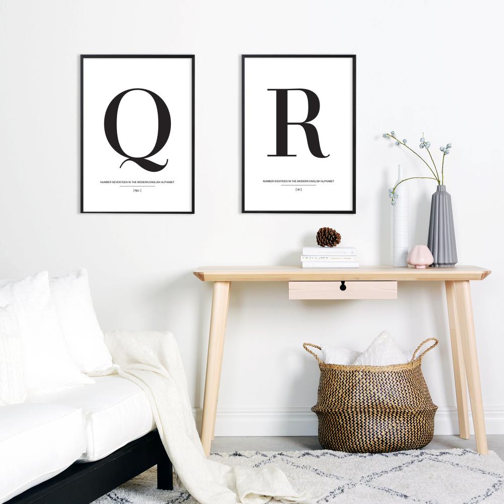 Bildverkstad Letter Q Poster