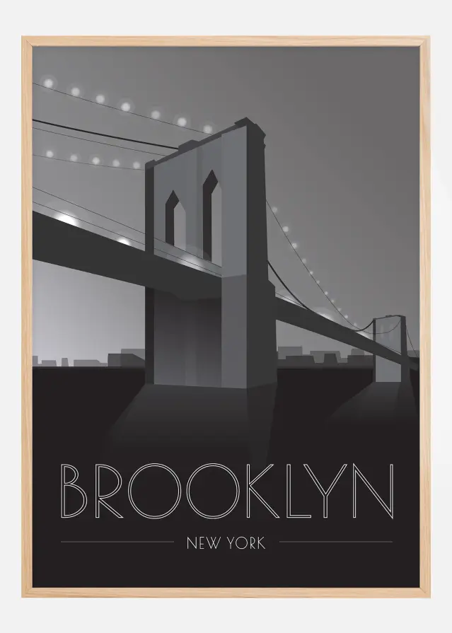 Bildverkstad Brooklyn Bridge Poster