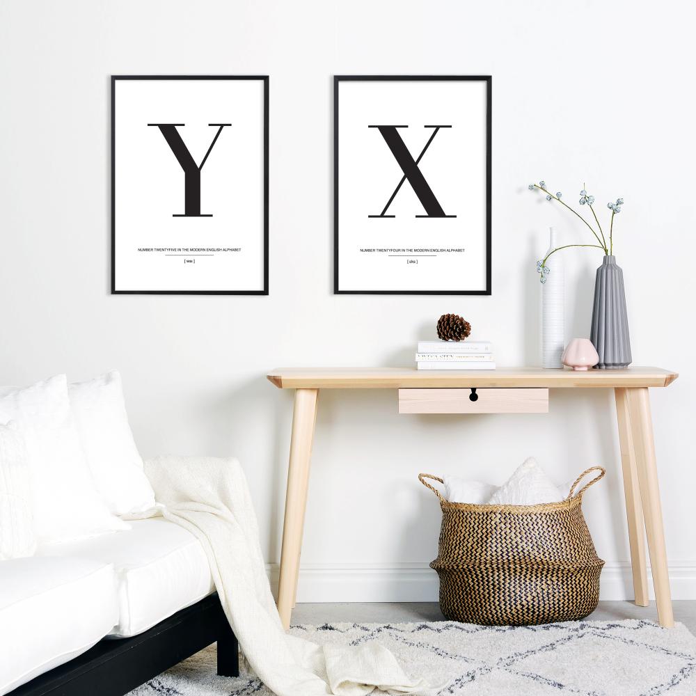 Bildverkstad Letter X Poster