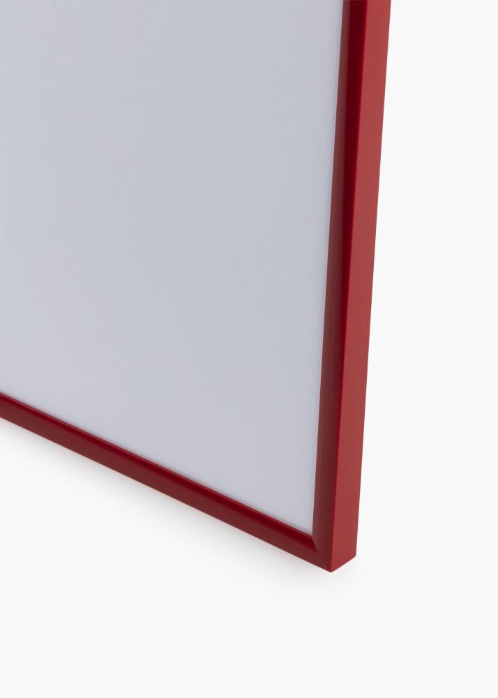 Ram med passepartou Fotolijst New Lifestyle Medium Red 50x70 cm - Passe-partout Wit 42x59,4 cm