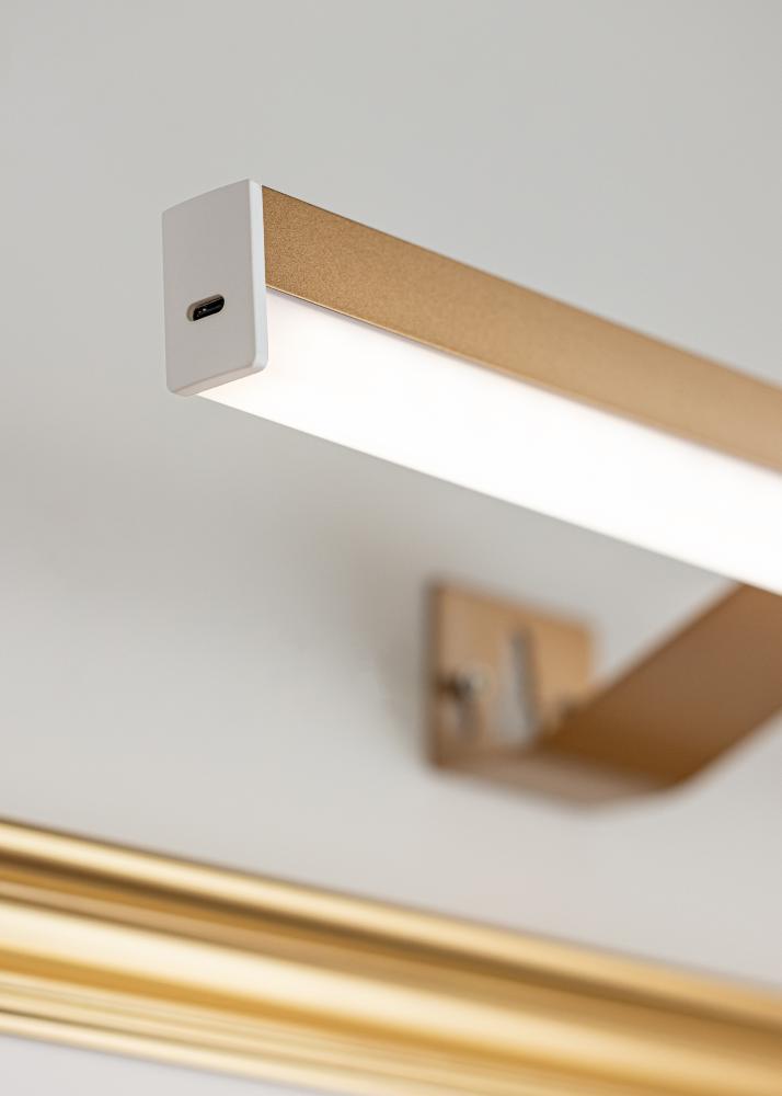 KAILA KAILA Glow Batterijgevoede Schilderijverlichting 55 cm - Goud