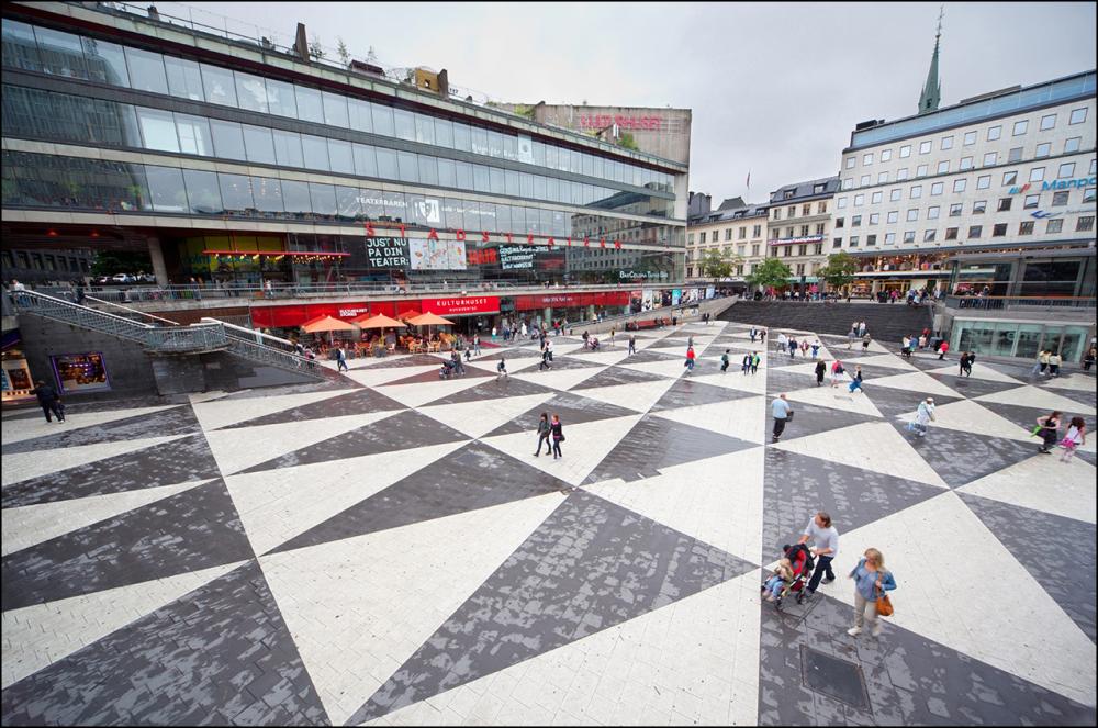 Estancia Sergels Torg Stockholm - 50x70 cm Poster