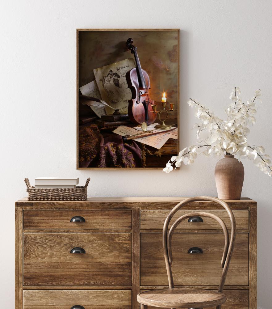 Bildverkstad Still Life With Violin Poster