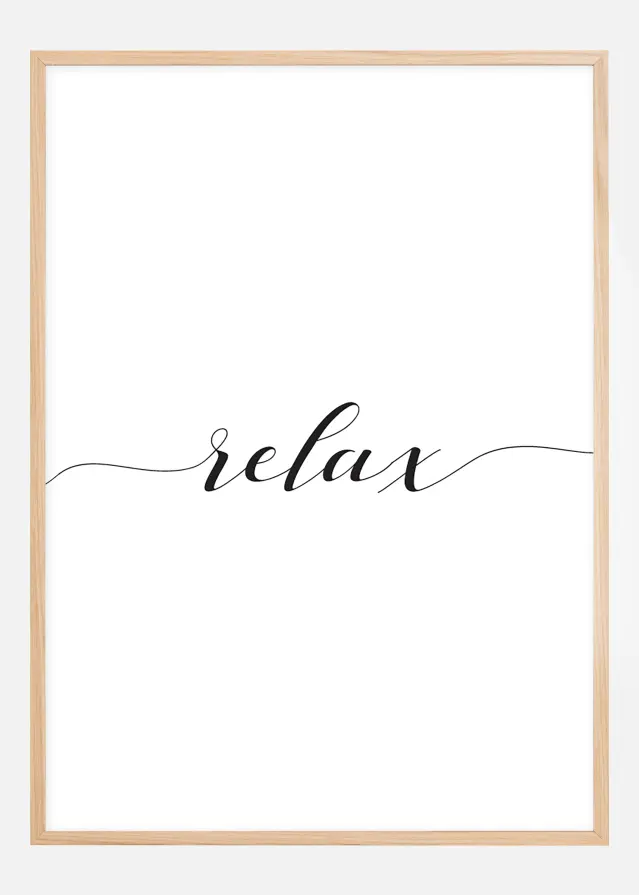 Bildverkstad Relax Poster